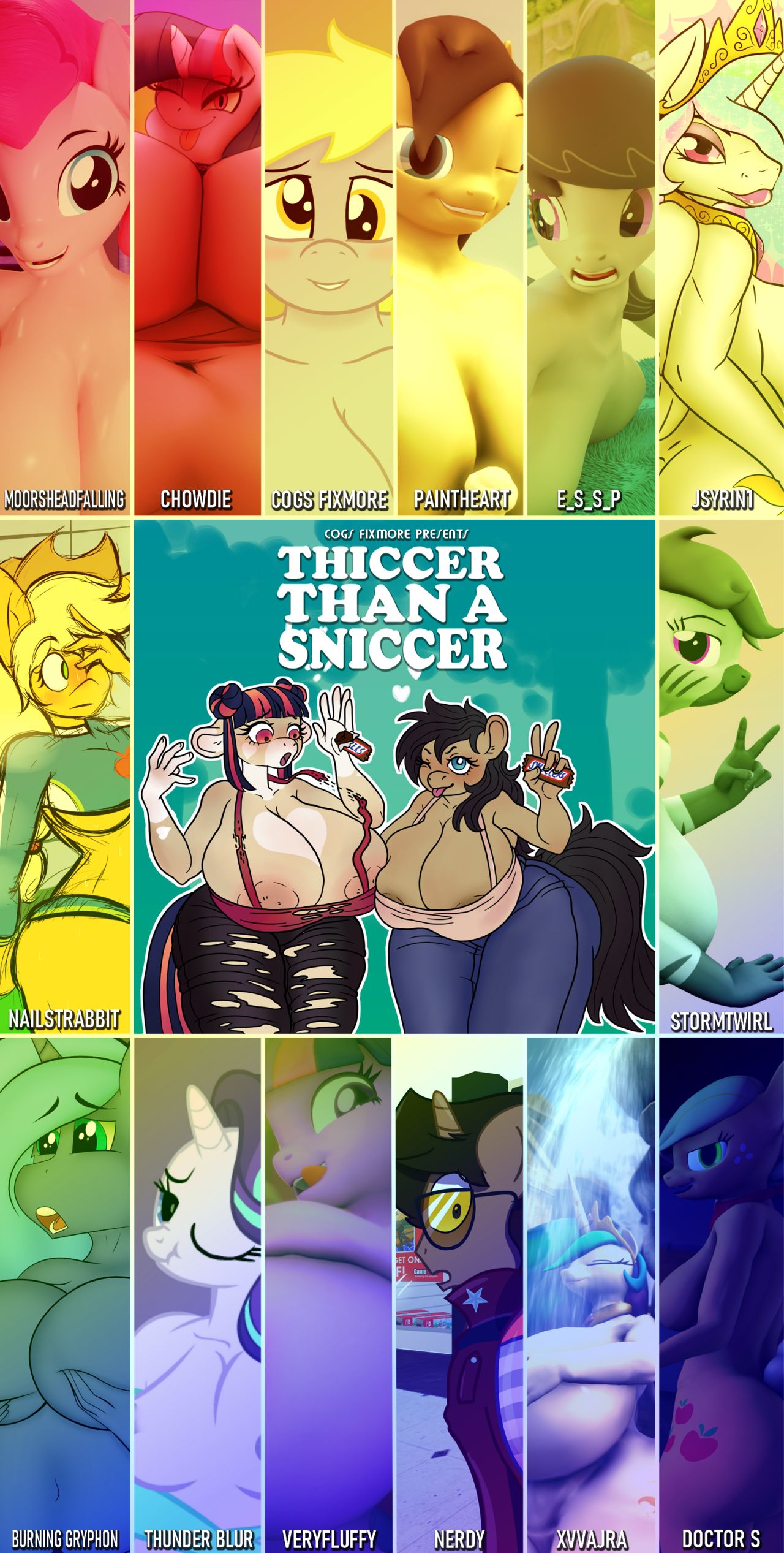 Thiccer Than A Sniccer My little pony page 1 full