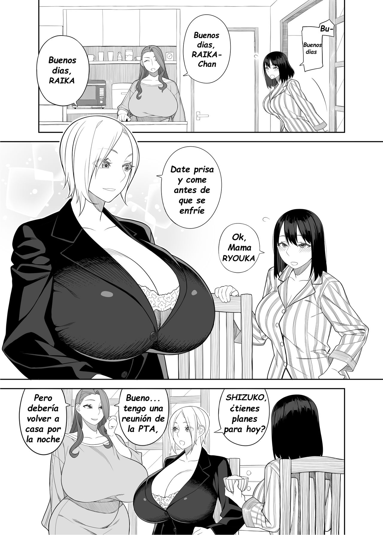 Bakunyuu Mama wa Gakuenchou no Onna 2 page 3 full