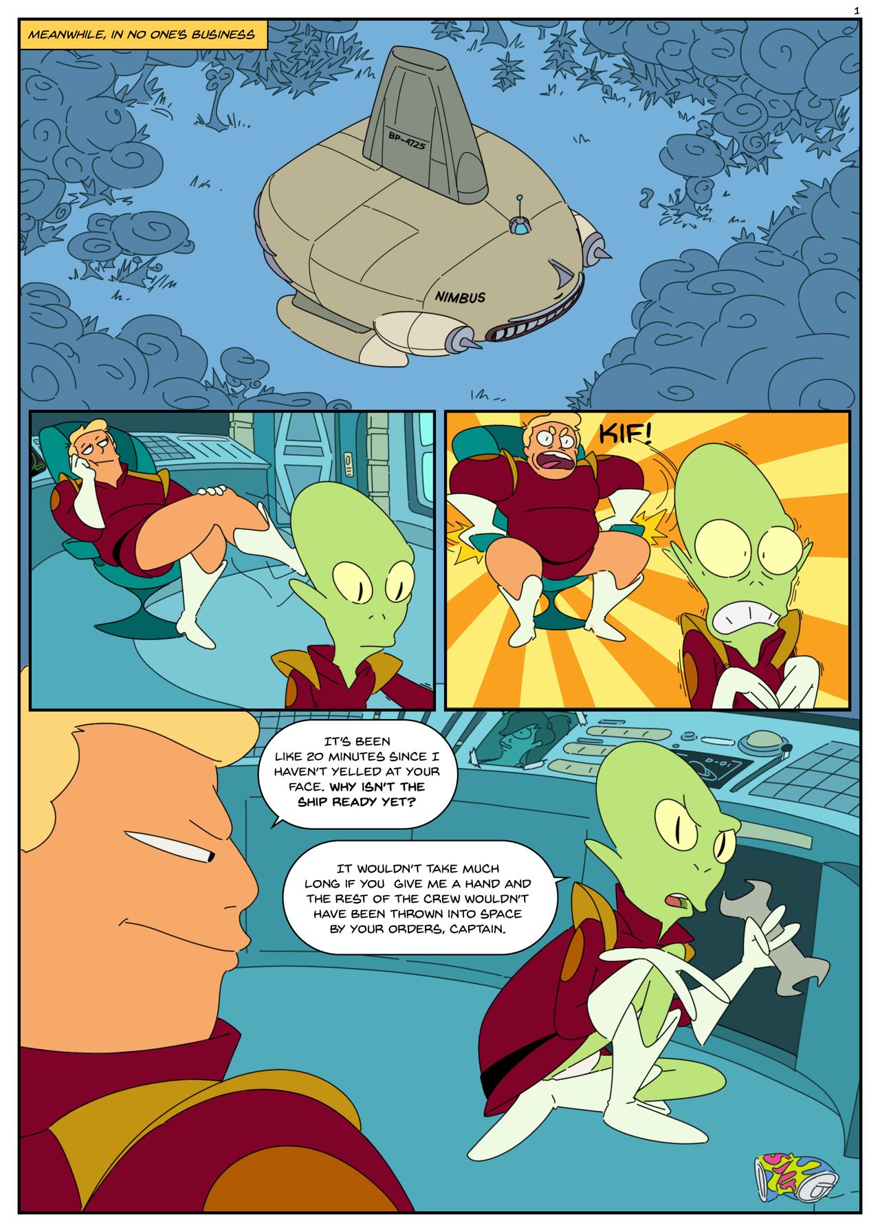 ZAPP BRANNIGAN &amp; THE MISTERIOUS OMICRONIAN page 2 full
