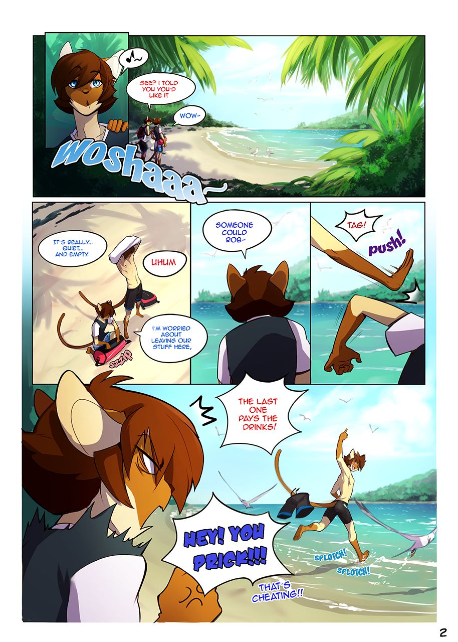 Cats Love Water page 3 full