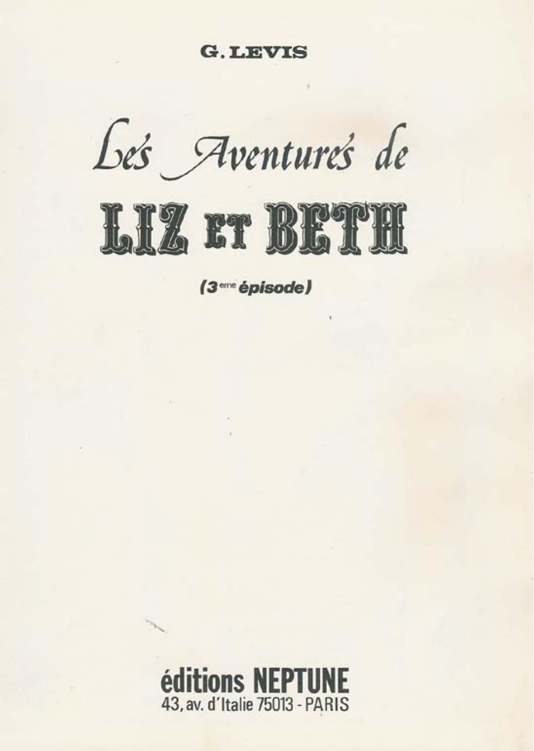 Liz et Beth #3. Les flirts du mâle page 2 full