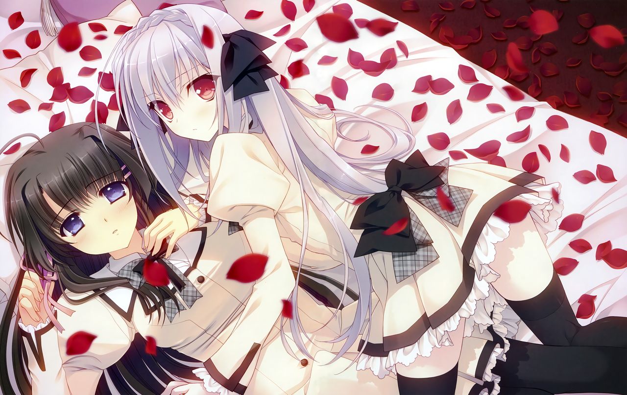 Tsuki ni Yorisou Otome no Sahou official visual fanbook page 7 full