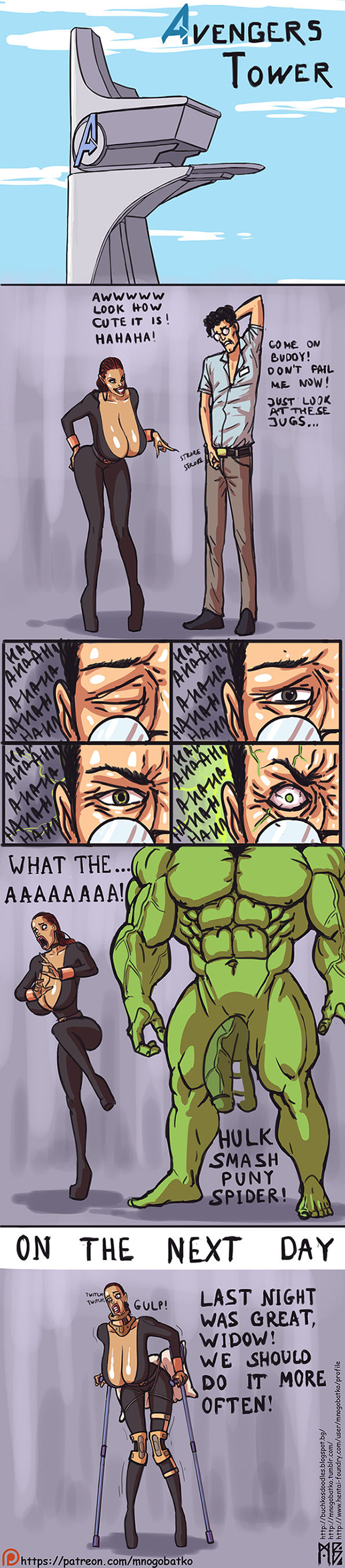 Hulk vs Black Widow #2 page 4 full