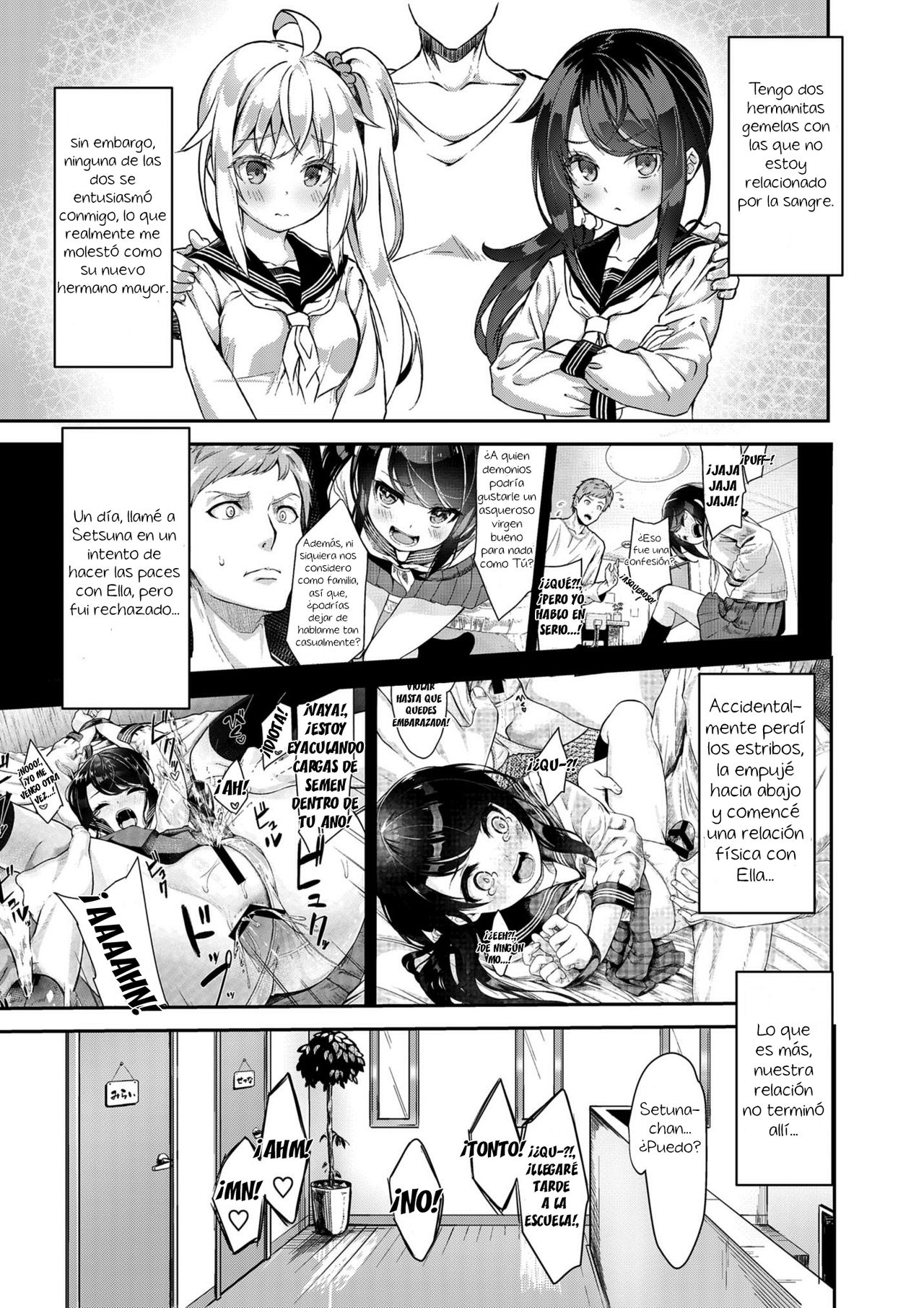 Sister Breeding 2 - Gimai Tsukimiya Mirai Aokan Choukyou Hen | Crianza de hermana 2 - Edición entrenamiento sexual al aire libre con la hermanastra Mirai Tsukimiya page 3 full