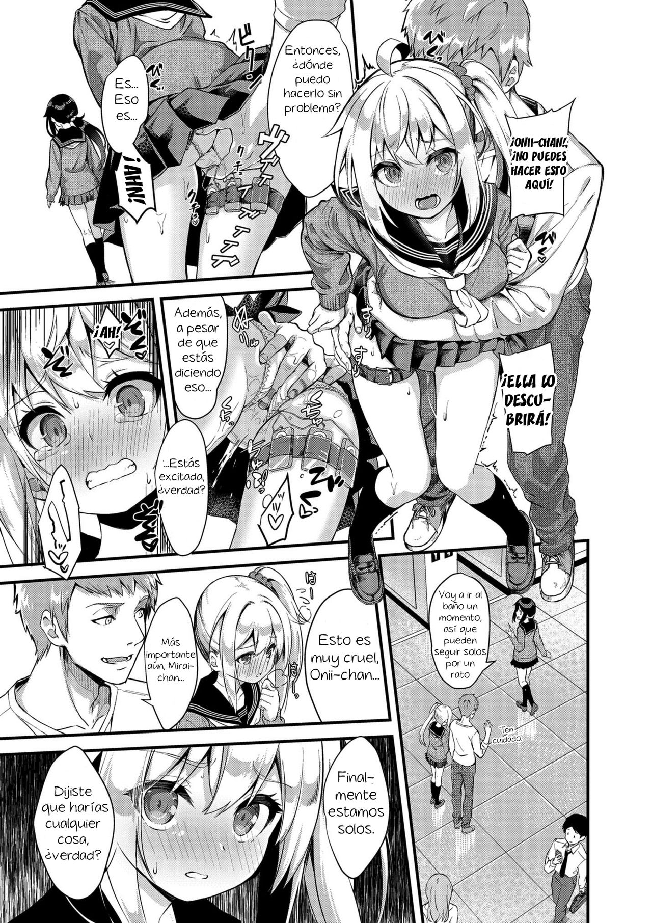 Sister Breeding 2 - Gimai Tsukimiya Mirai Aokan Choukyou Hen | Crianza de hermana 2 - Edición entrenamiento sexual al aire libre con la hermanastra Mirai Tsukimiya page 9 full