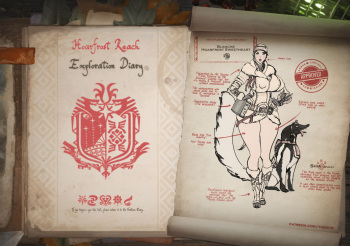 Hoarfrost Reach Exploration Diary cover