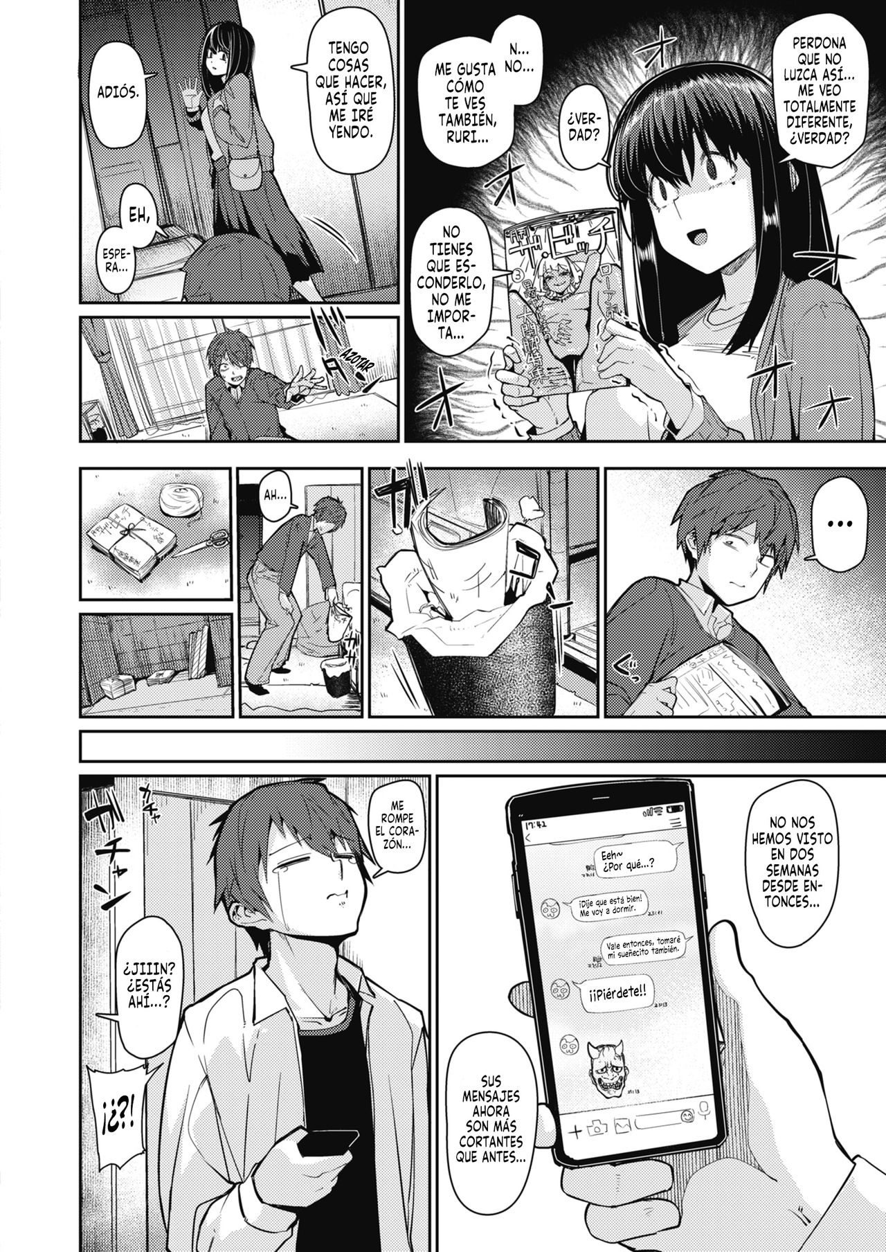 Gekkan "The Bitch" o Mita Onna no Hannou ni Tsuite | La Reacción de la Chica que vio "La Puta Mensual" page 2 full