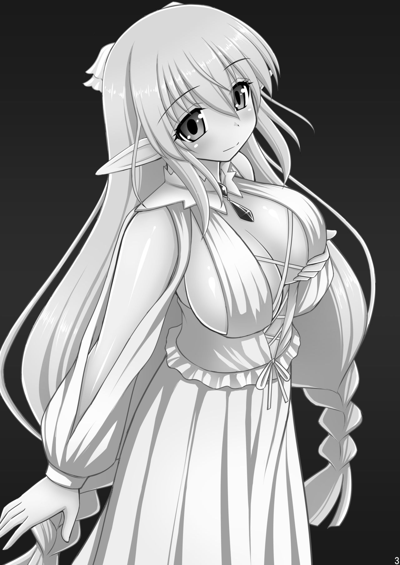 Chou Oppai Elf ni Oshioki page 3 full