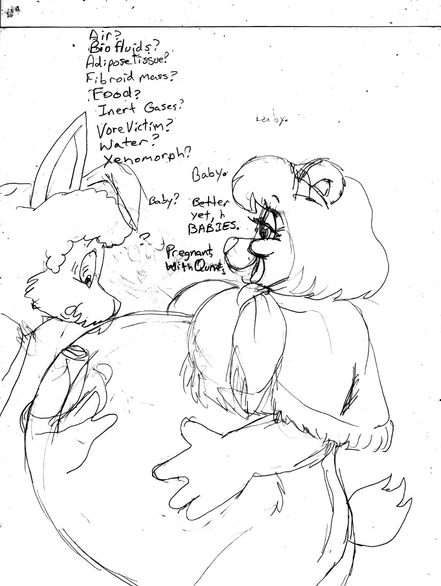 Wallaroo's Pregnant Art page 9 full
