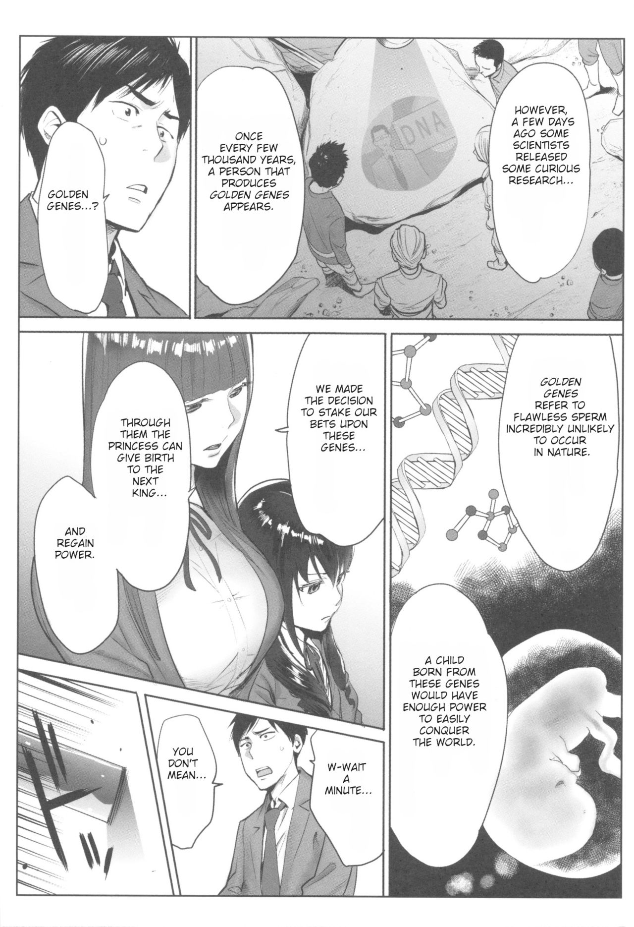 Ohime-sama to 1000-kai Yaranakya Mirai ga Yabai!! Ch. 1 page 10 full