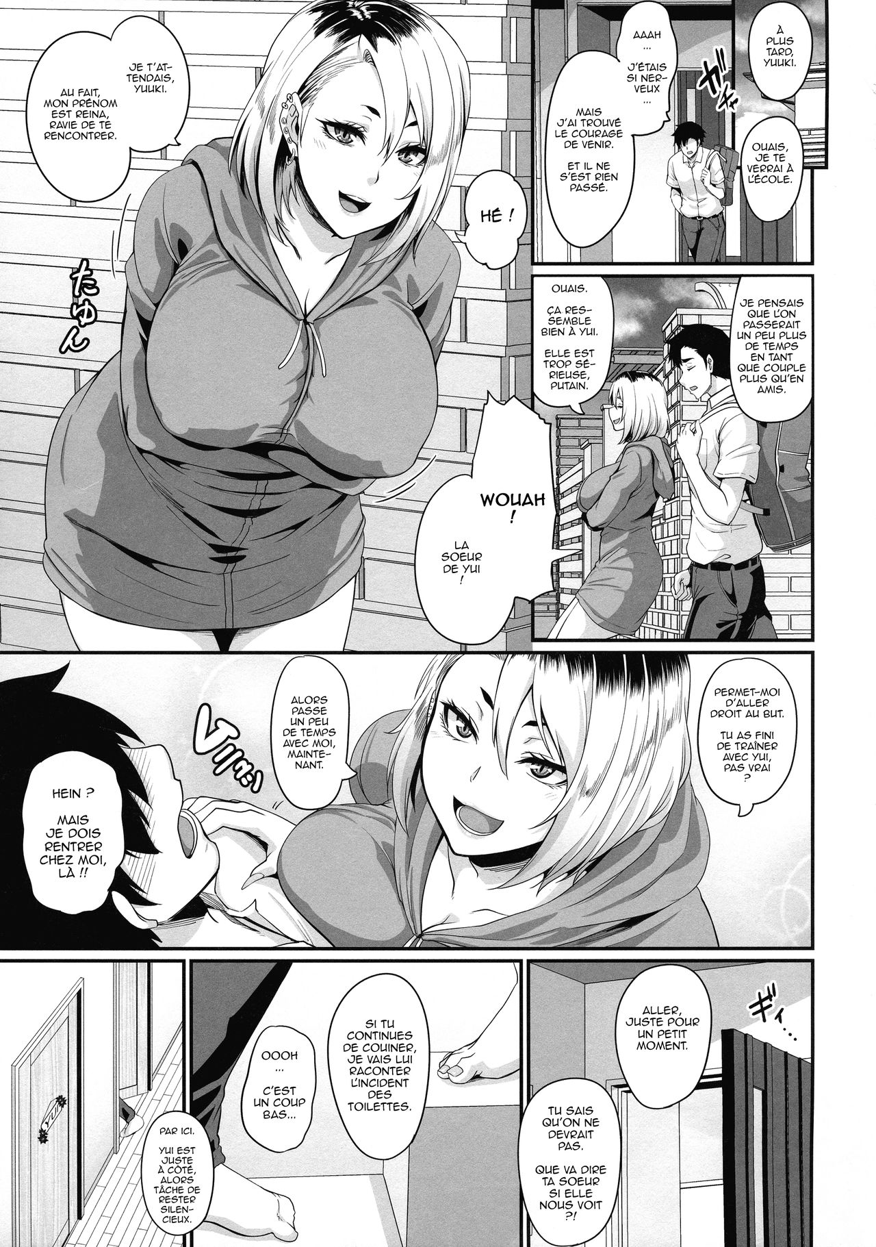 Kanojo no Ane wa Gal de Bitch de Yariman de | Her Sister's a Gyaru a Bitch and a Slut page 9 full
