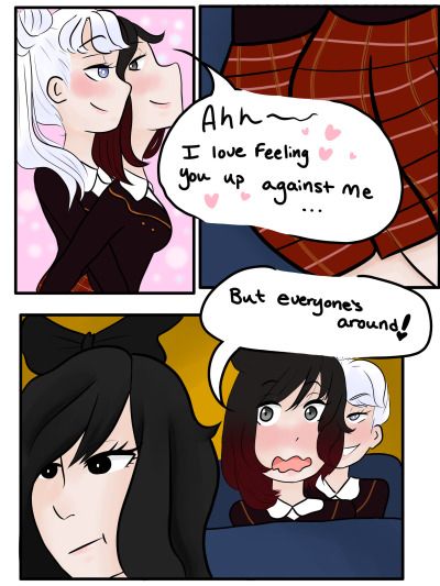 RWBY White Rose on the bus page 4 full
