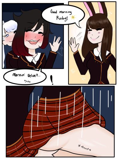 RWBY White Rose on the bus page 6 full