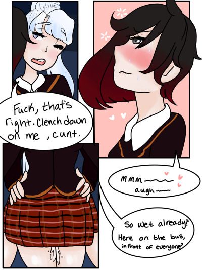 RWBY White Rose on the bus page 7 full
