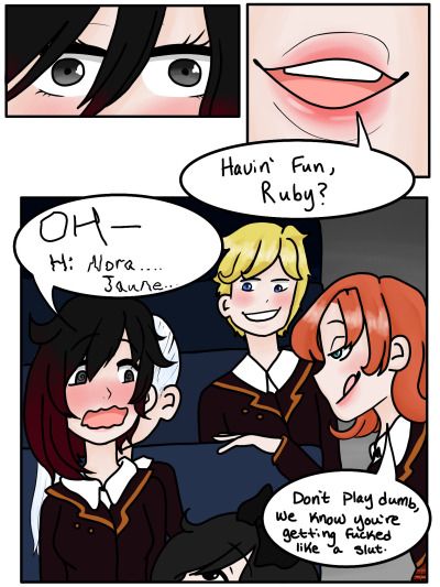 RWBY White Rose on the bus page 8 full