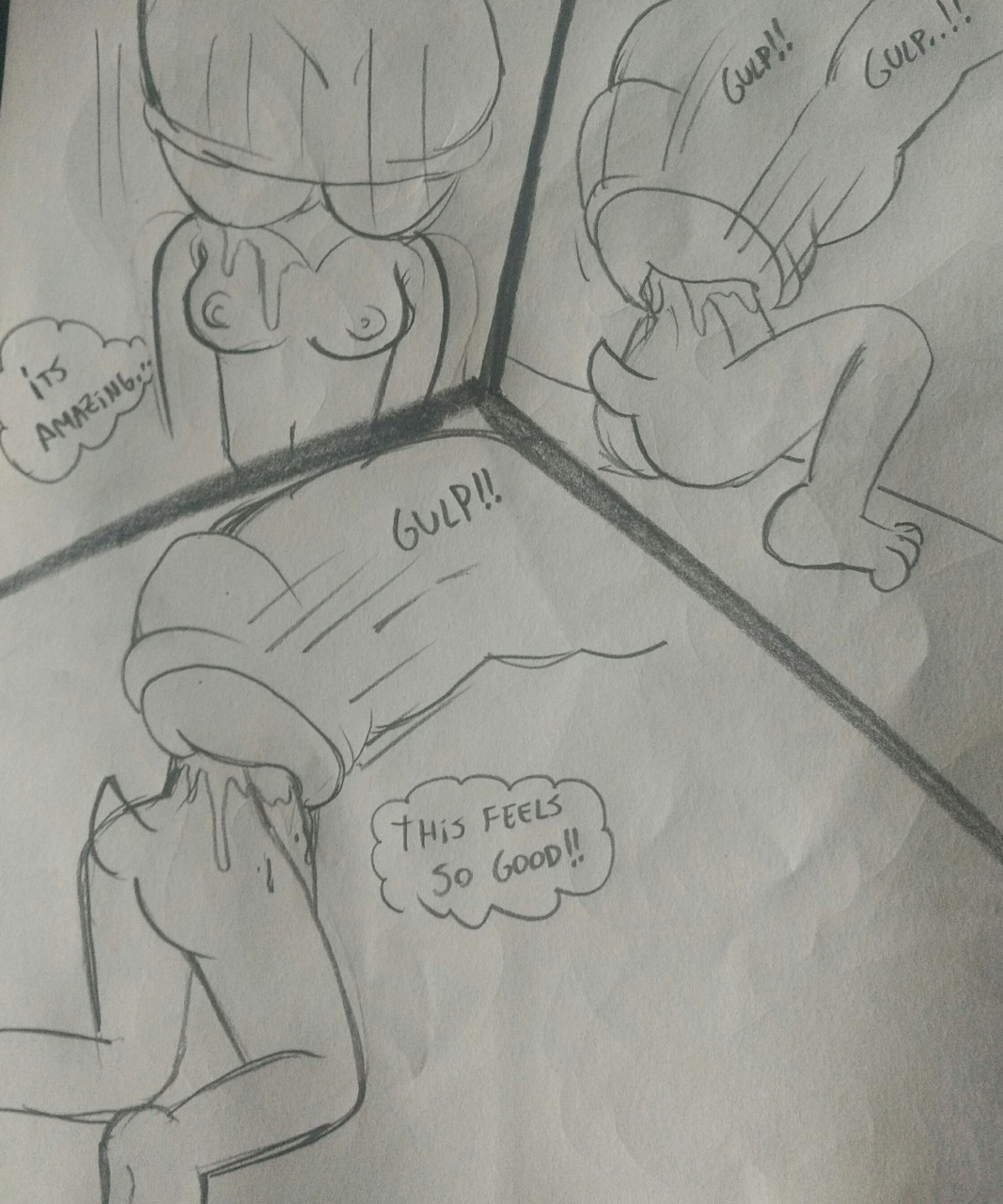 Mobian Cock Vore Sketch page 3 full