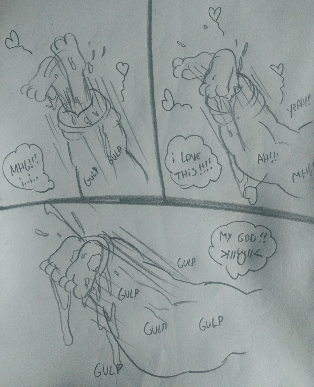 Mobian Cock Vore Sketch page 6 full