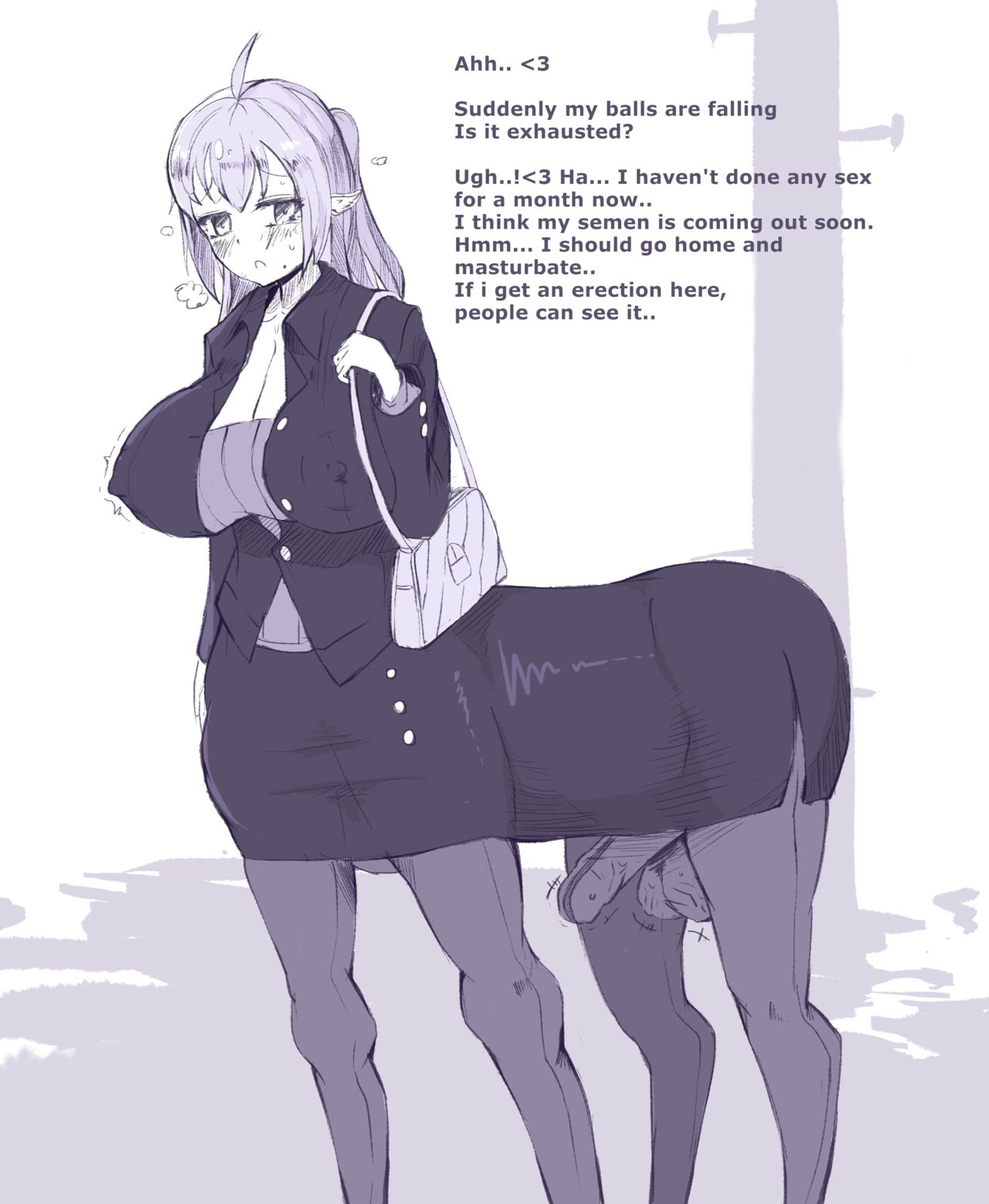 Uma's semen squeeze. page 4 full