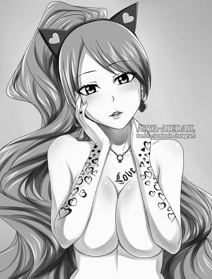 Fairy Tail Girl Tattoo page 2 full