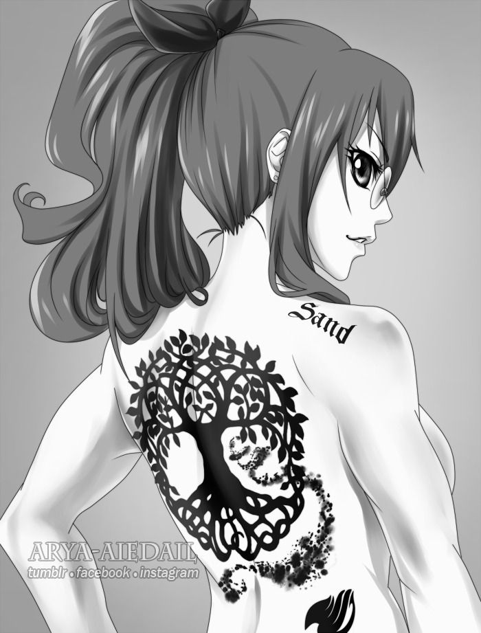 Fairy Tail Girl Tattoo page 8 full