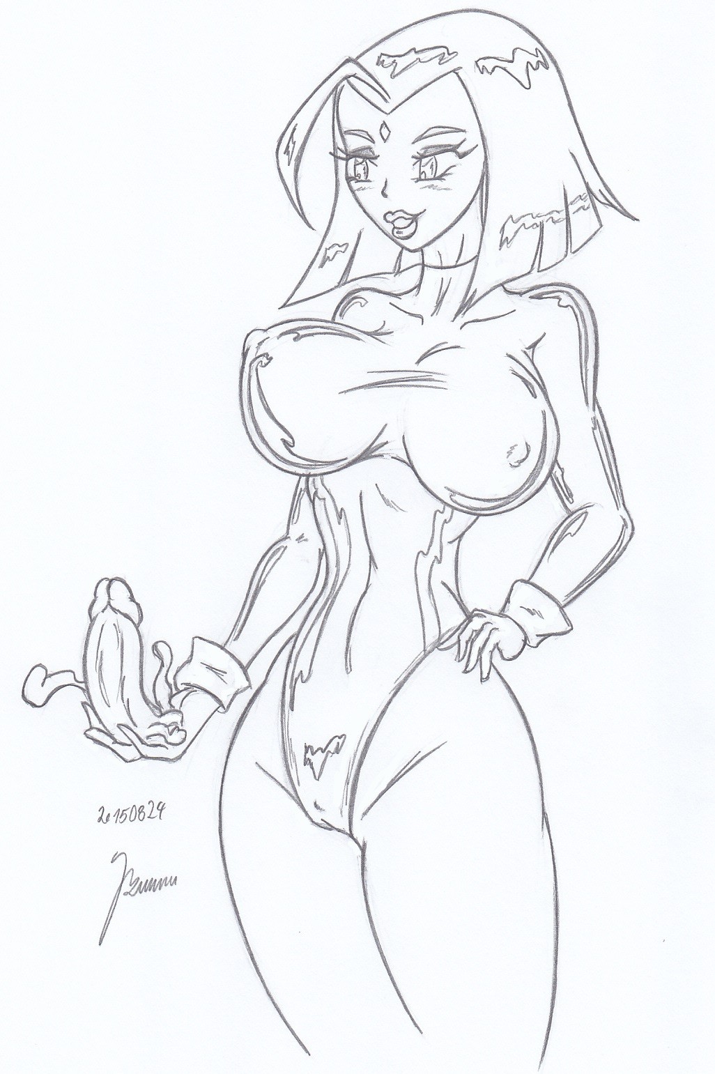 Raven_Teen Titans_ Sketches work_1 page 1 full