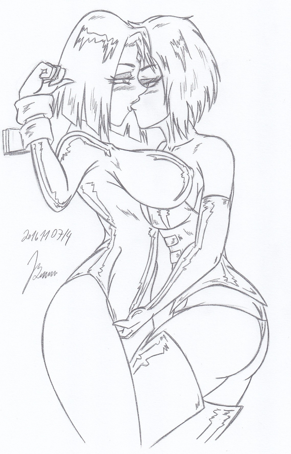 Raven_Teen Titans_ Sketches work_1 page 7 full