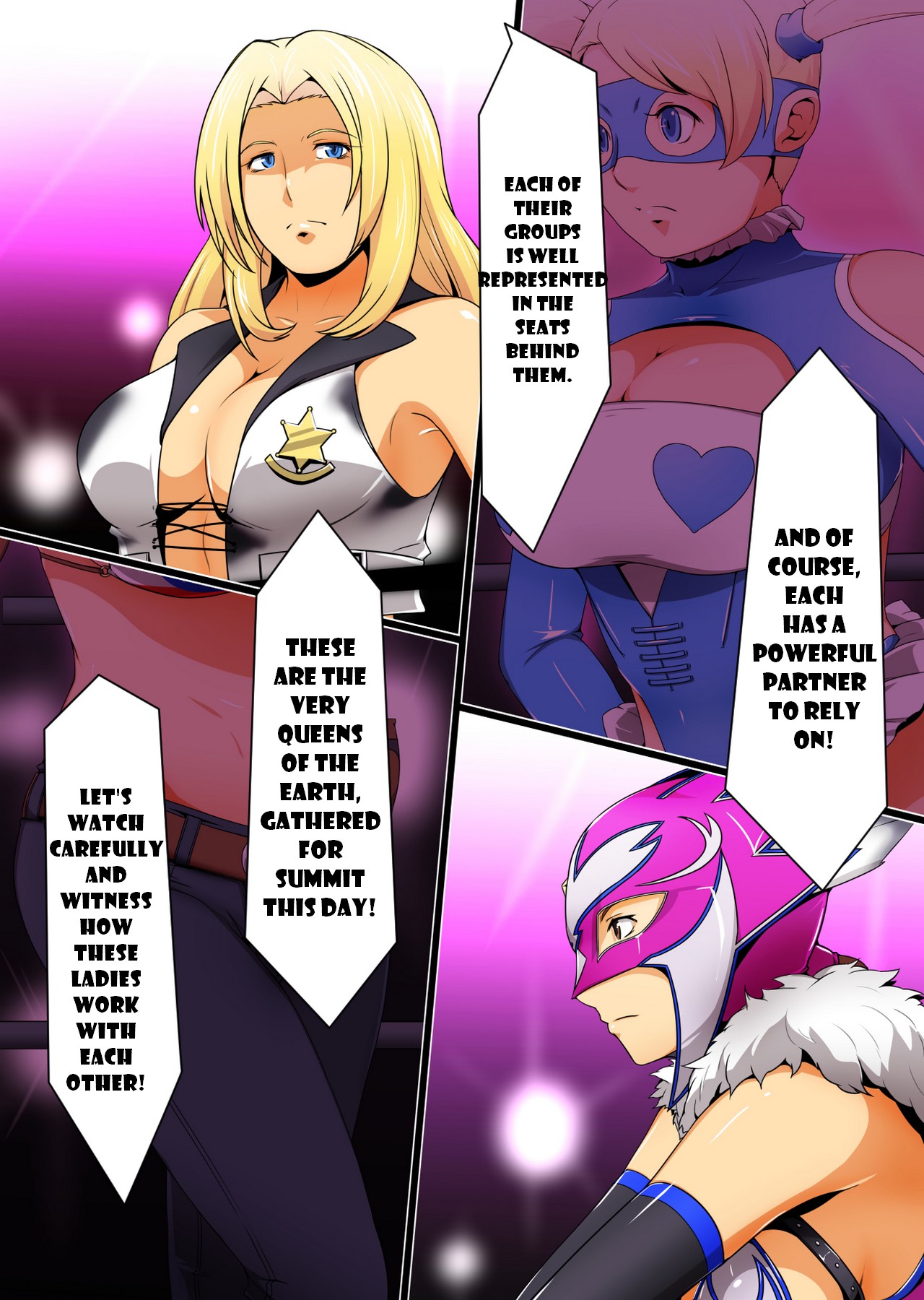 Nettai Urin Vol. 24 ~Ryoujoku Tag Match! Nerawareta Joshi Pro Wrestler-tachi~ | BURNING BUXOM BOLD BEAUTIES VOLUME 24 Tag Match Assault! Female Professionals Wrestlers Under Attack! page 3 full