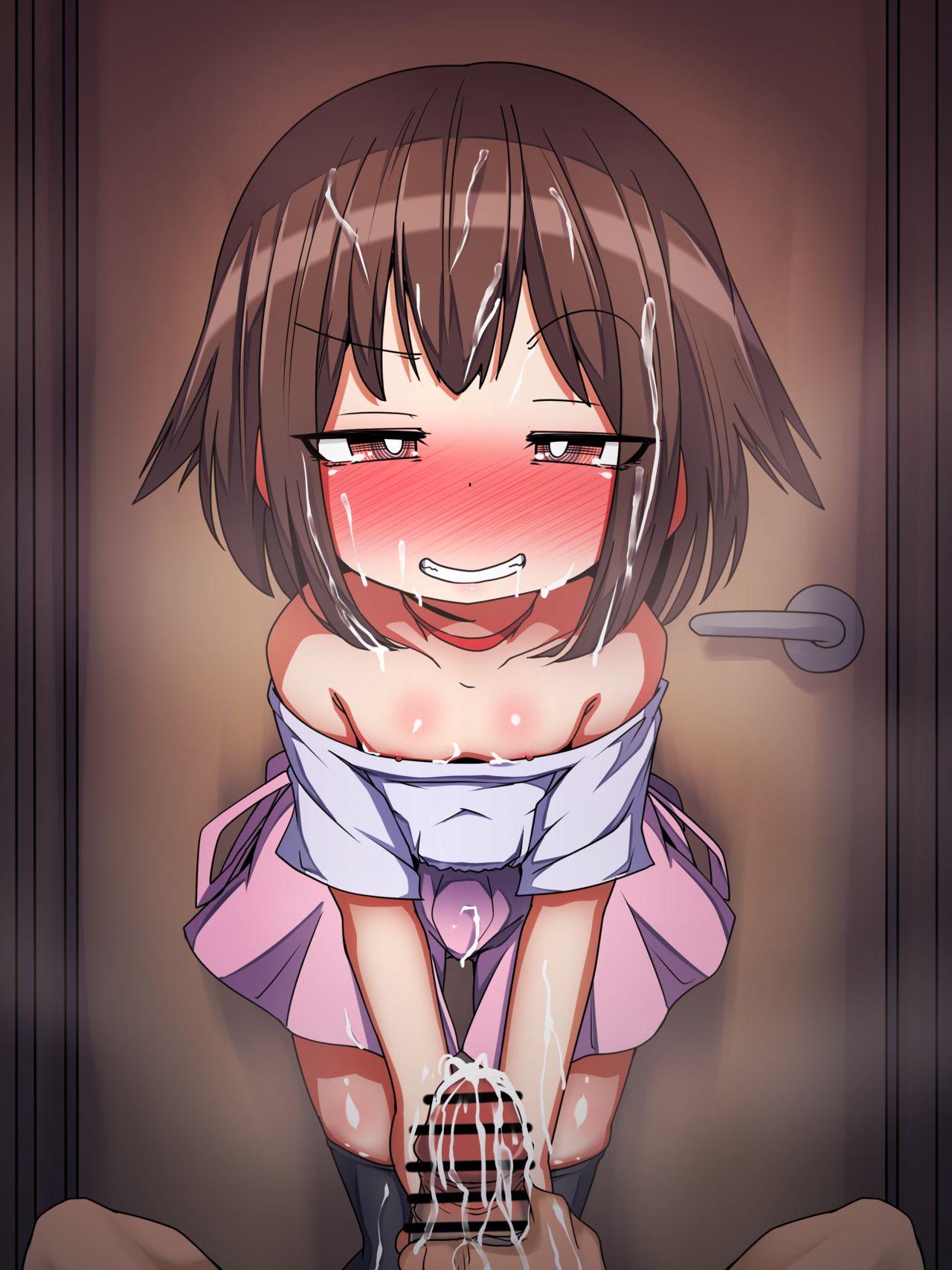Kareshi no Ie no Toilet de Guuzen Otou-san to Issho ni Natta kara Tsuide ni Kouryaku Shiyou to Suru Megitsune JS page 10 full