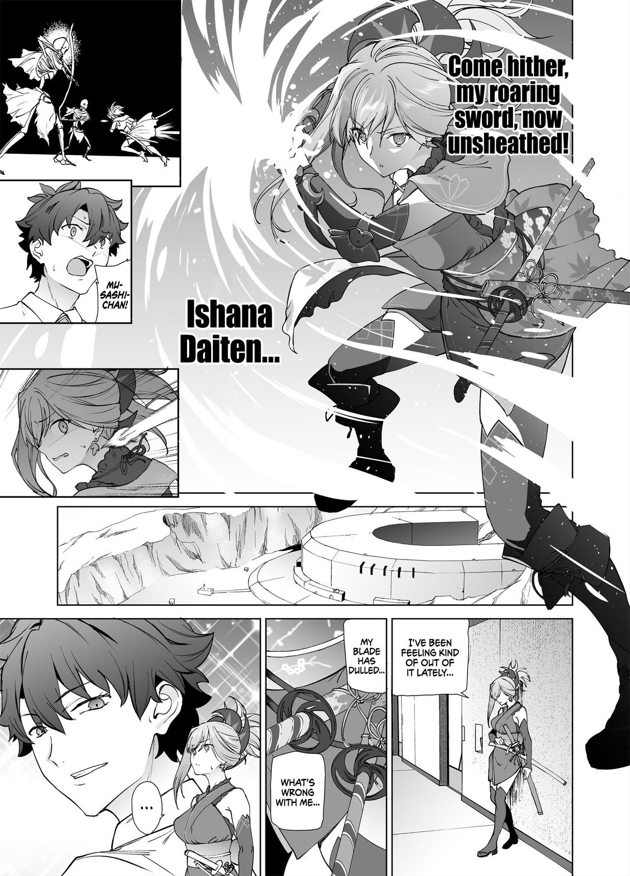 Musashi-chan, Mada da yo. | It's not over yet, Musashi-chan. page 2 full