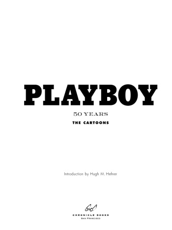 Playboy 50 Years The Cartoons cover
