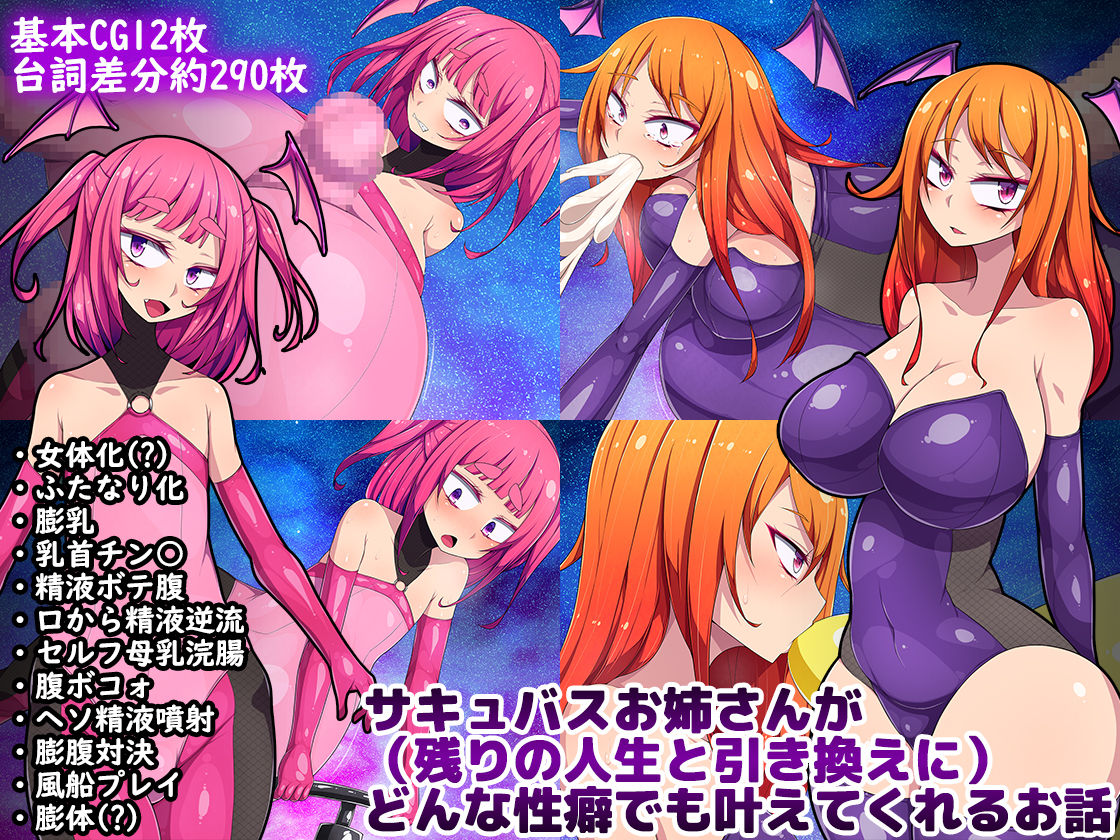 Succubus no Onee-san ga  Donna Seiheki Demo Kanaete Kureru Ohanashi page 1 full