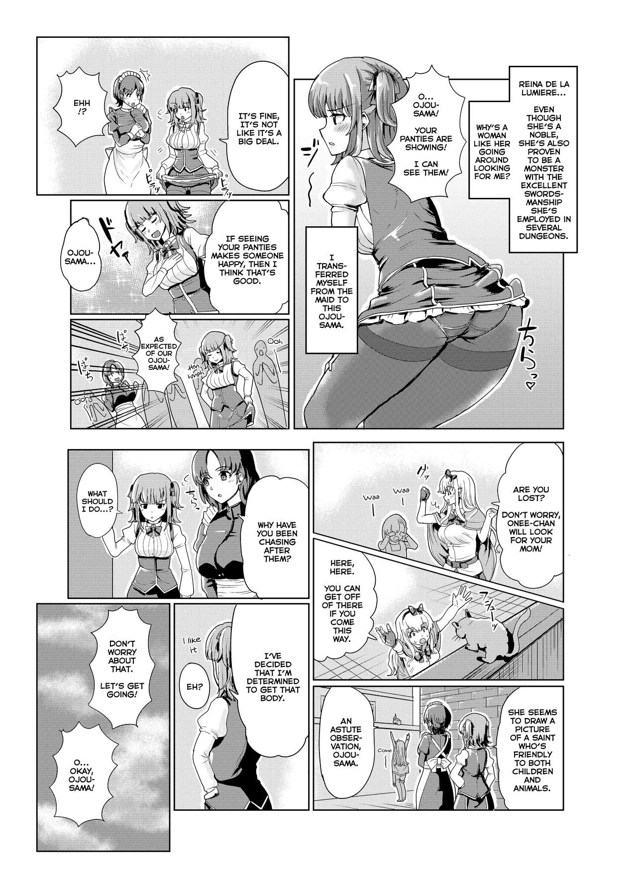 Ken to Mahou no Sekai de Hyoui TSF | Possession TSF in the World of Swords and Magic page 9 full
