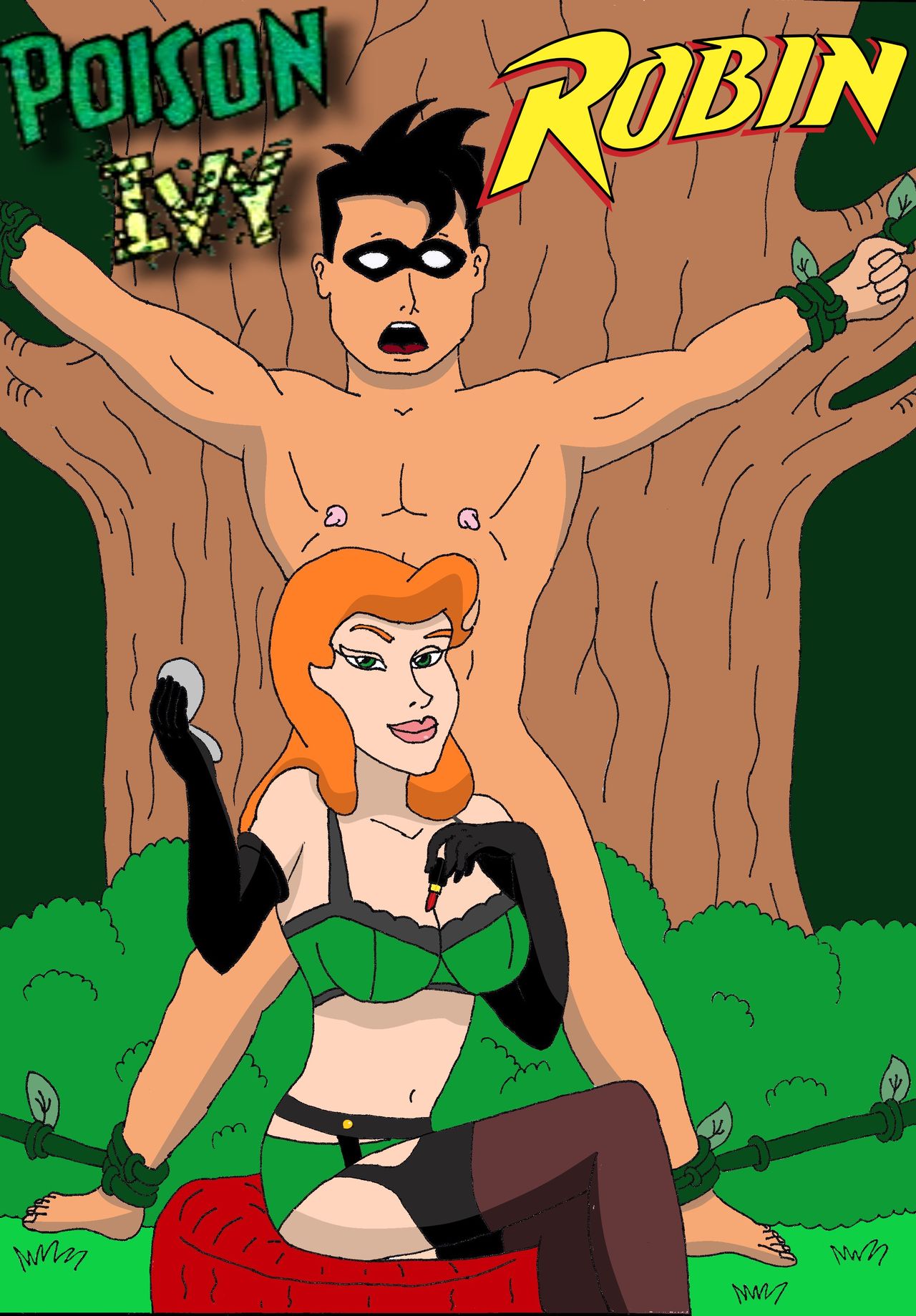 Poison Ivy &amp; Robin: Elicitation of his Intimate Seed page 1 full
