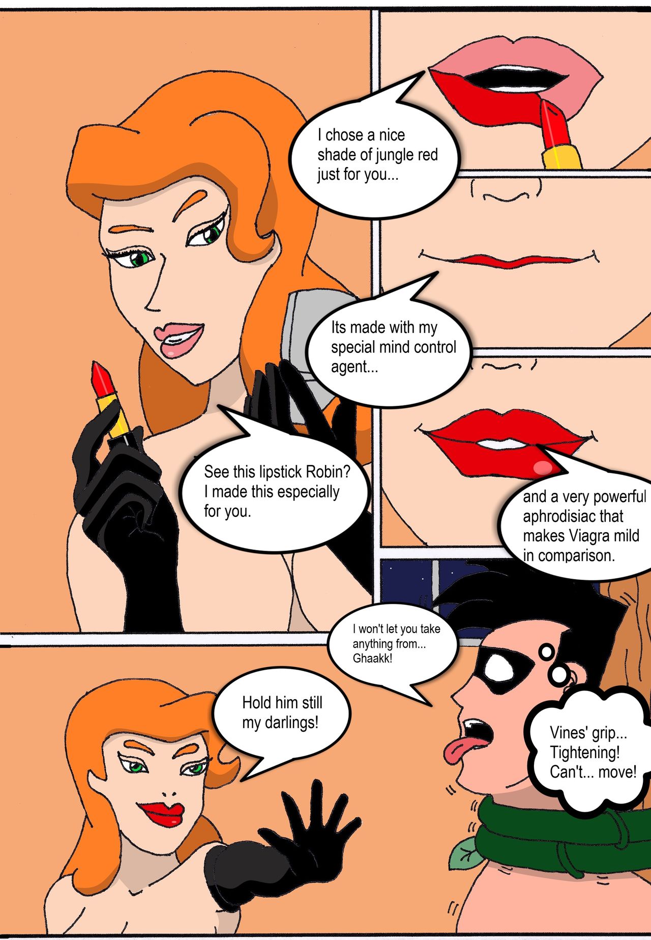 Poison Ivy &amp; Robin: Elicitation of his Intimate Seed page 10 full