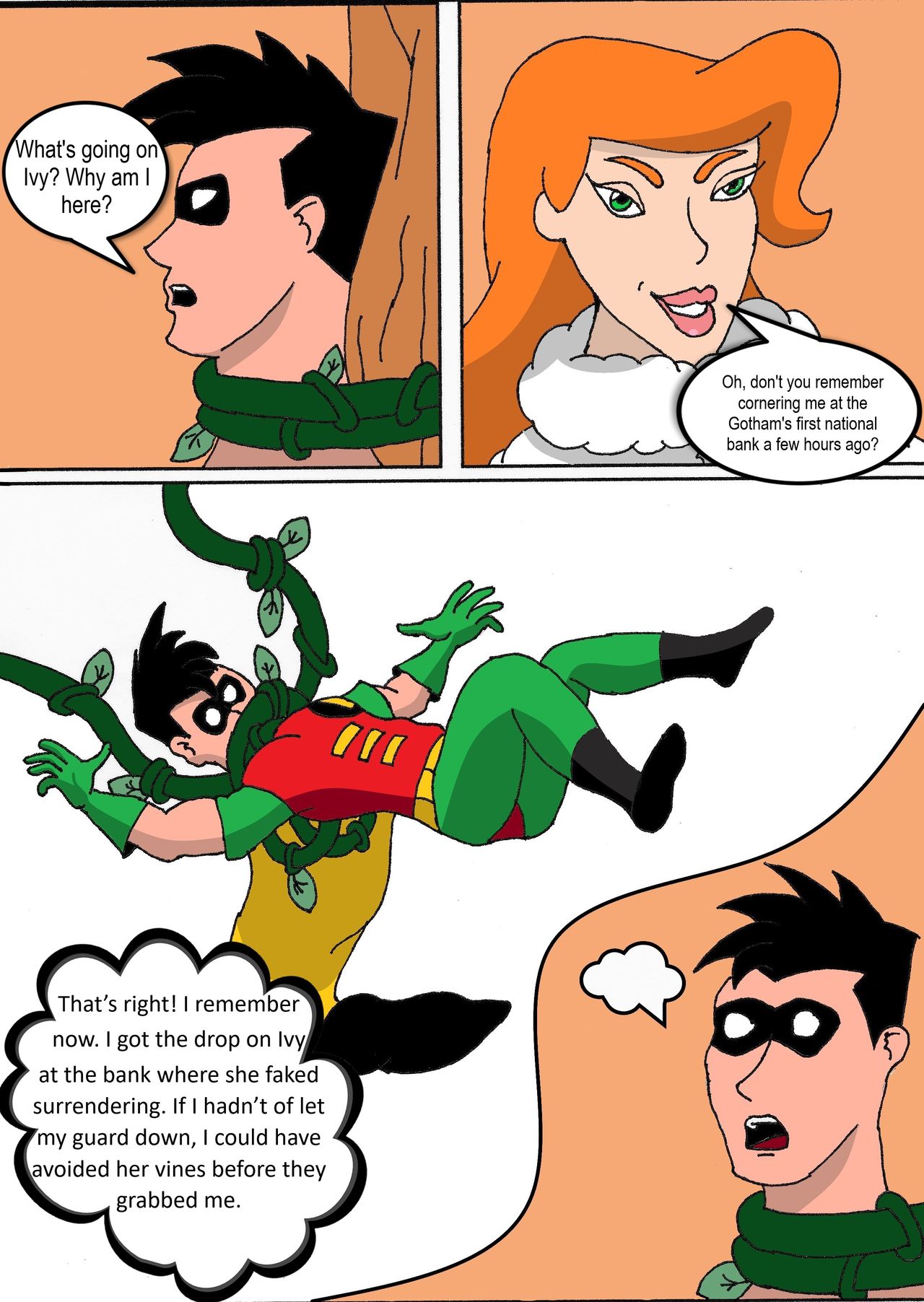 Poison Ivy &amp; Robin: Elicitation of his Intimate Seed page 6 full