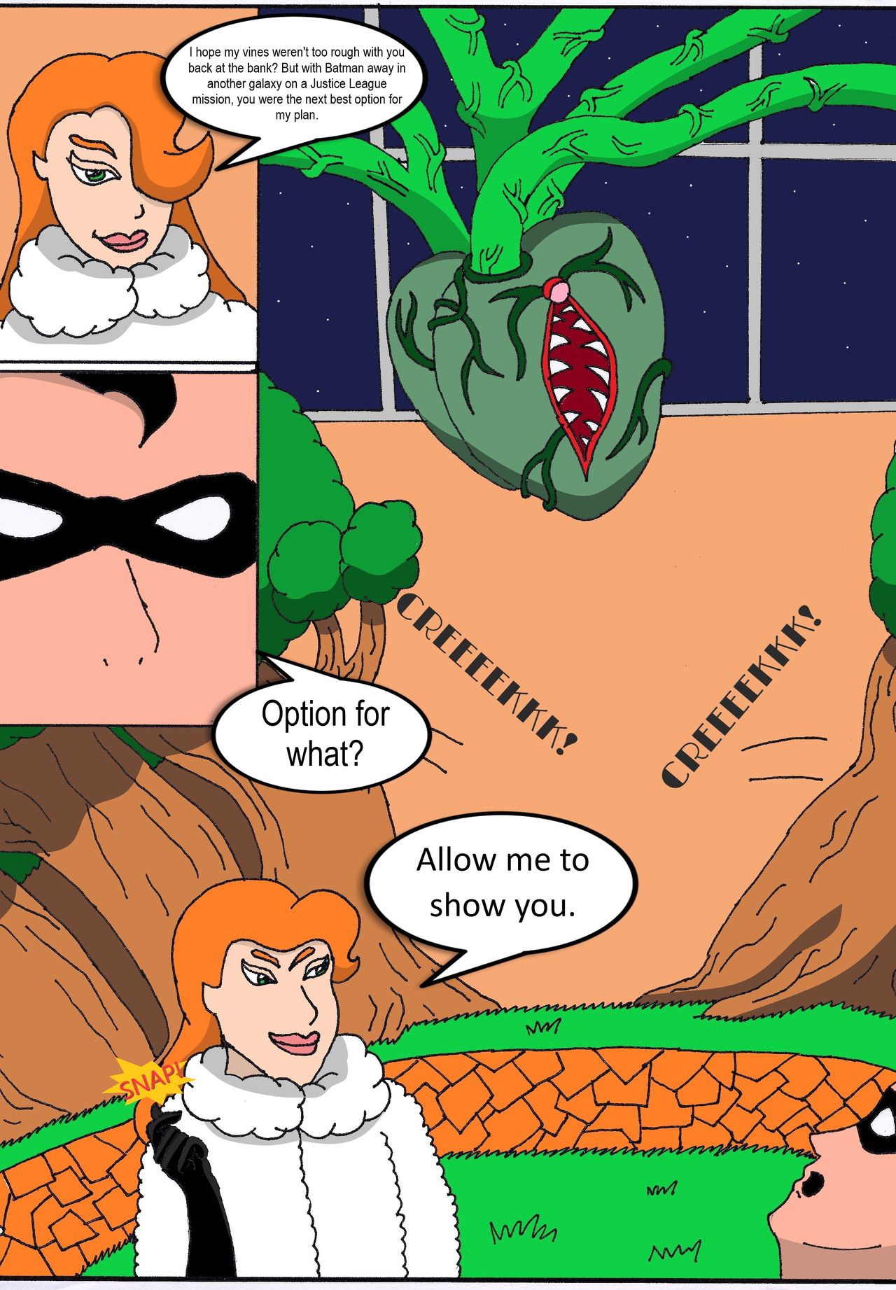 Poison Ivy &amp; Robin: Elicitation of his Intimate Seed page 7 full
