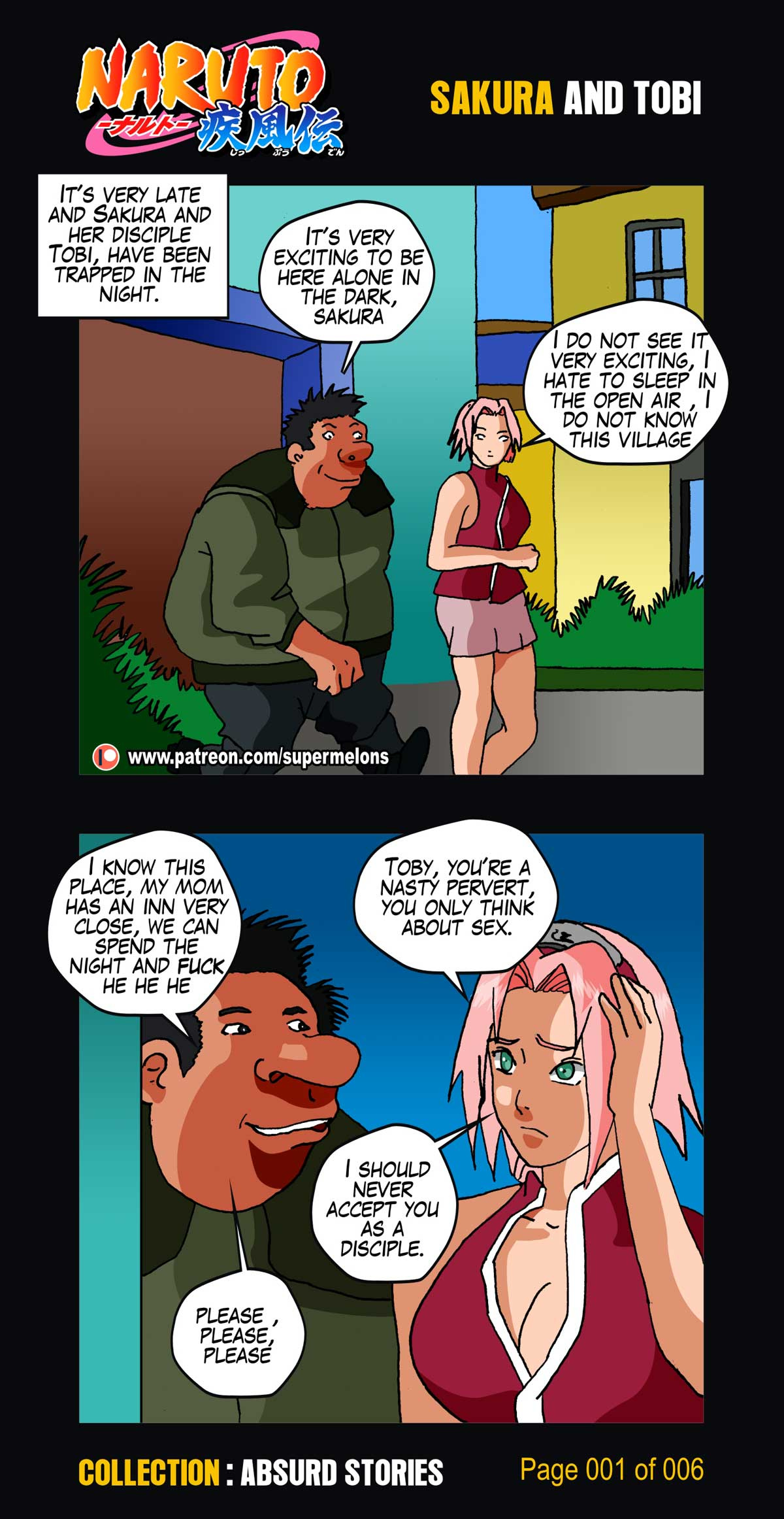 Sakura and Tobi page 1 full