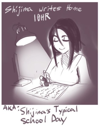 Shijima writes Home cover
