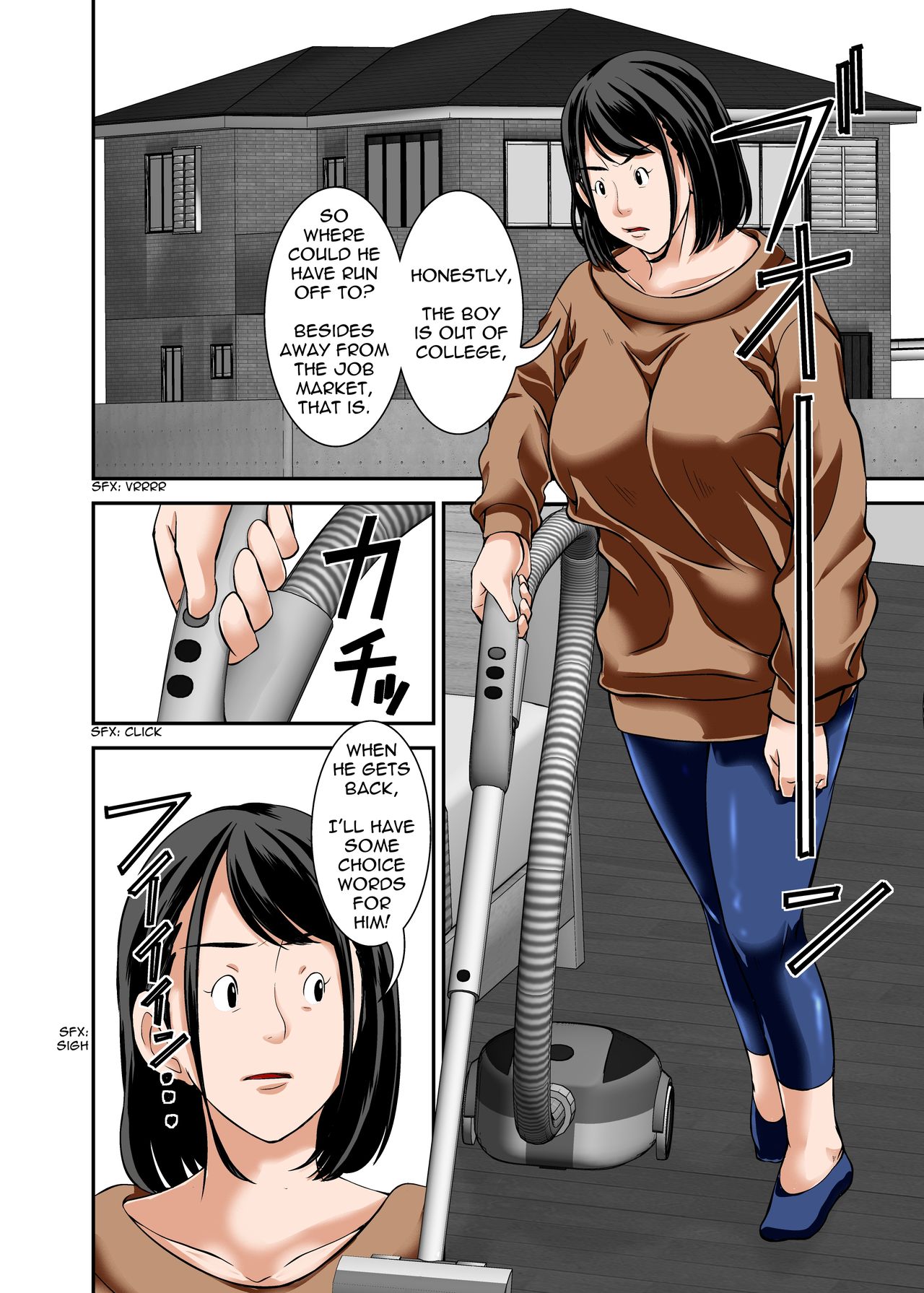 Kaa-san ga Kossori Ore no Biyaku o Nonde Katte ni Hatsujou Shita Sugata ga Ero Kattanode | My Mom Snuck In, Drank My Love Potion Without Asking, Went Into Horny Mode, and the Sheer Sexiness Led To... page 3 full