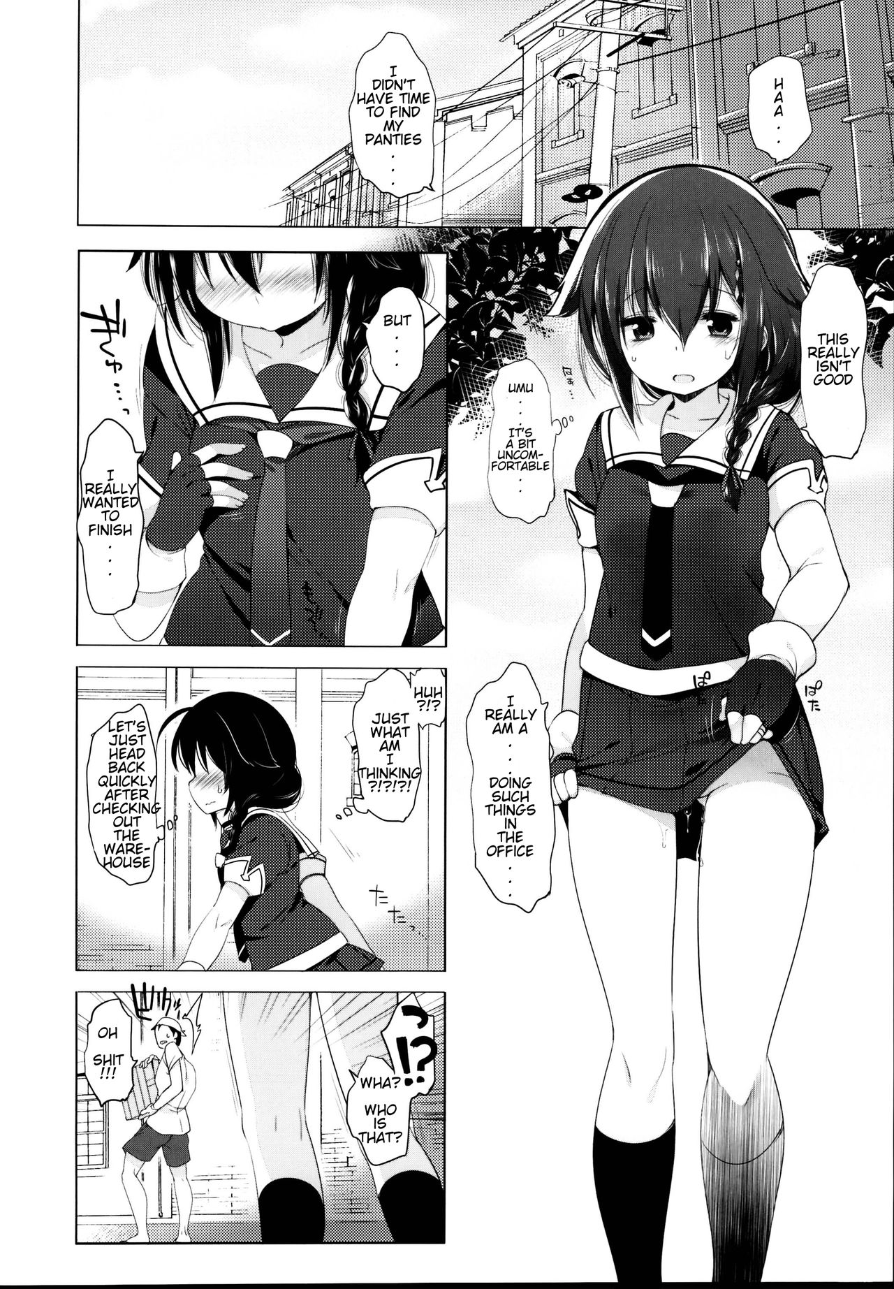 Hishokan Shigure -Rinkan Ryoujoku- | Secretary ship Shigure -Gang Rape- page 10 full