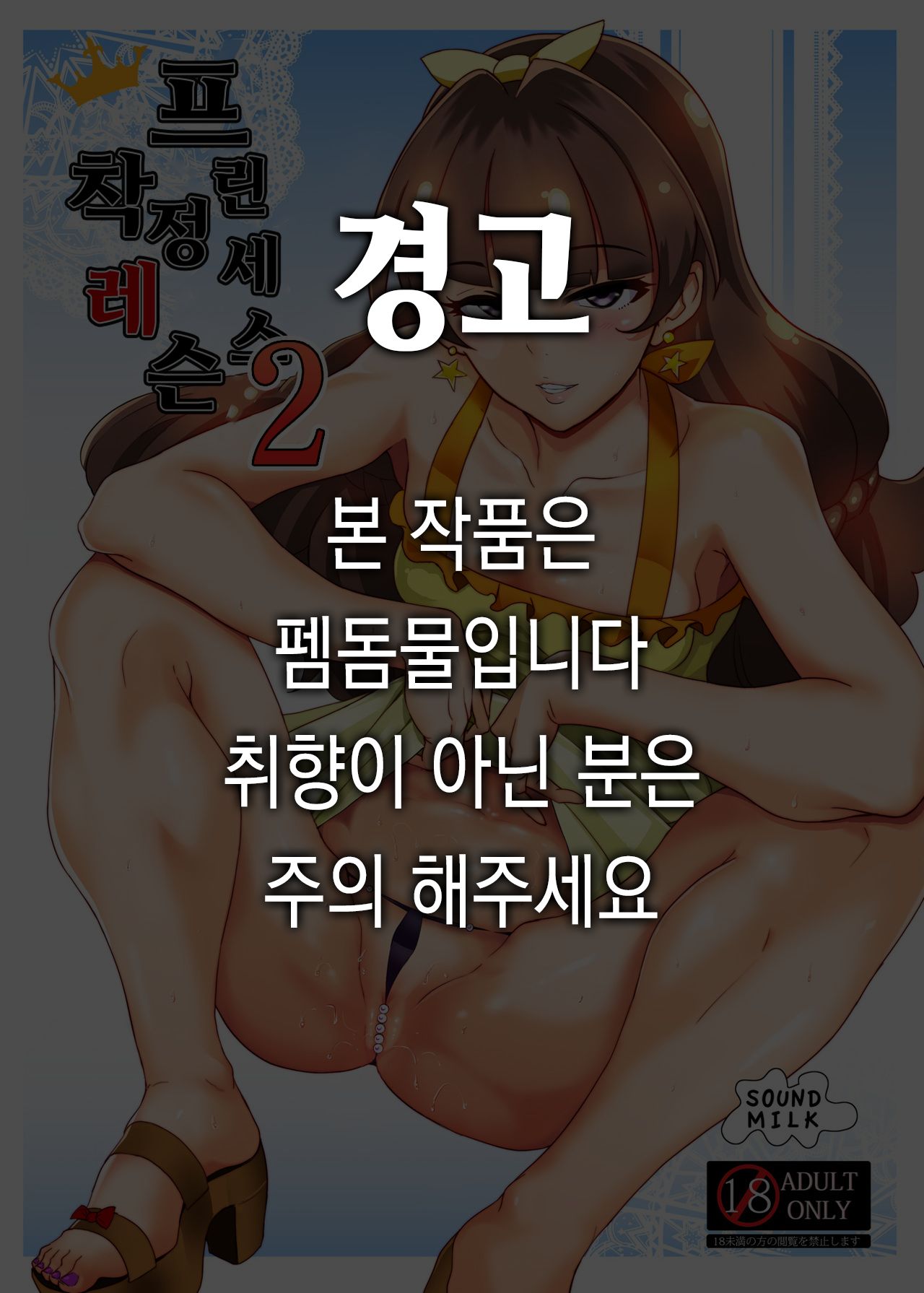 Princess Sakusei Lesson 2 | 프린세스 착정 레슨 2 page 1 full