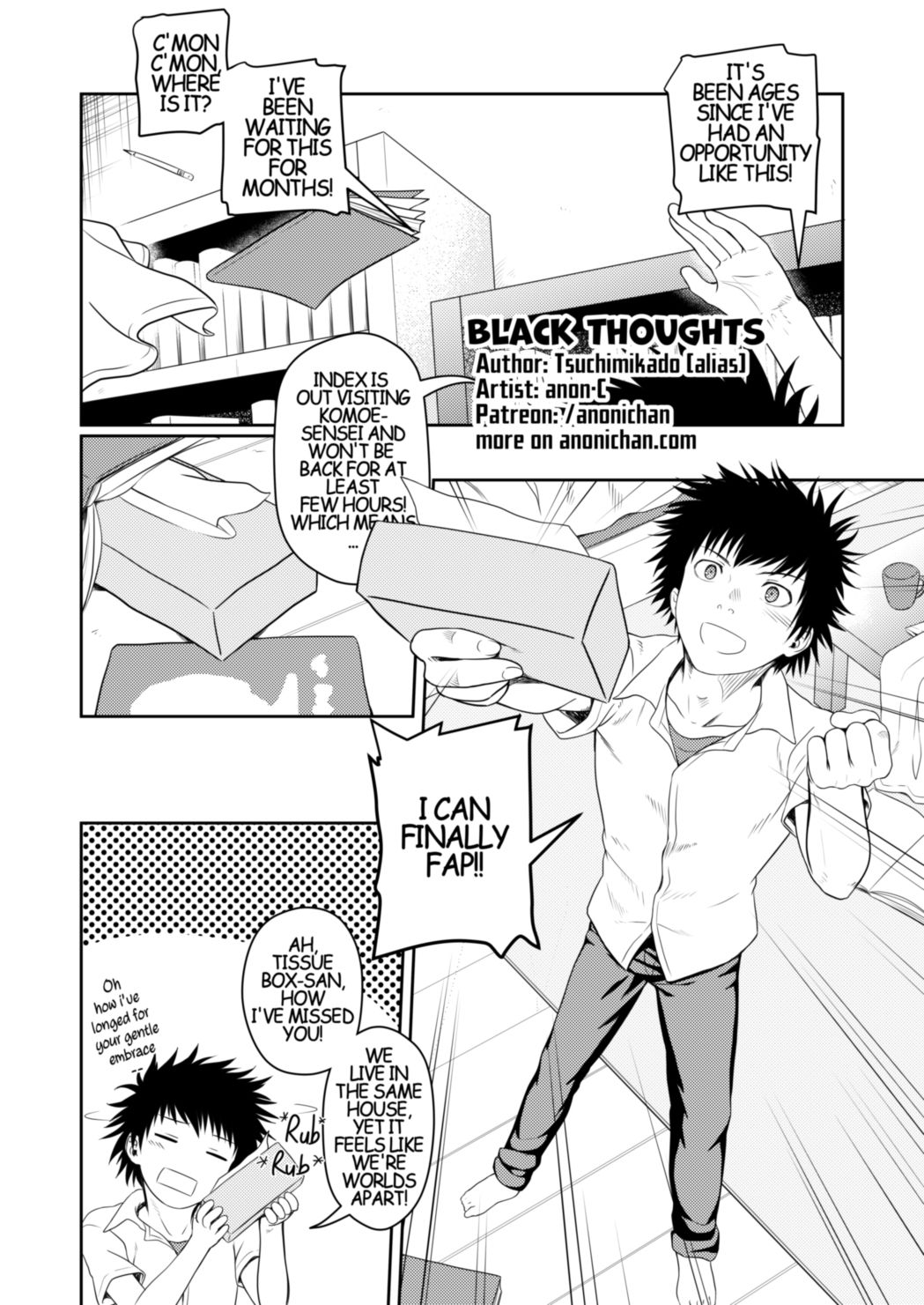Black Thoughts page 1 full