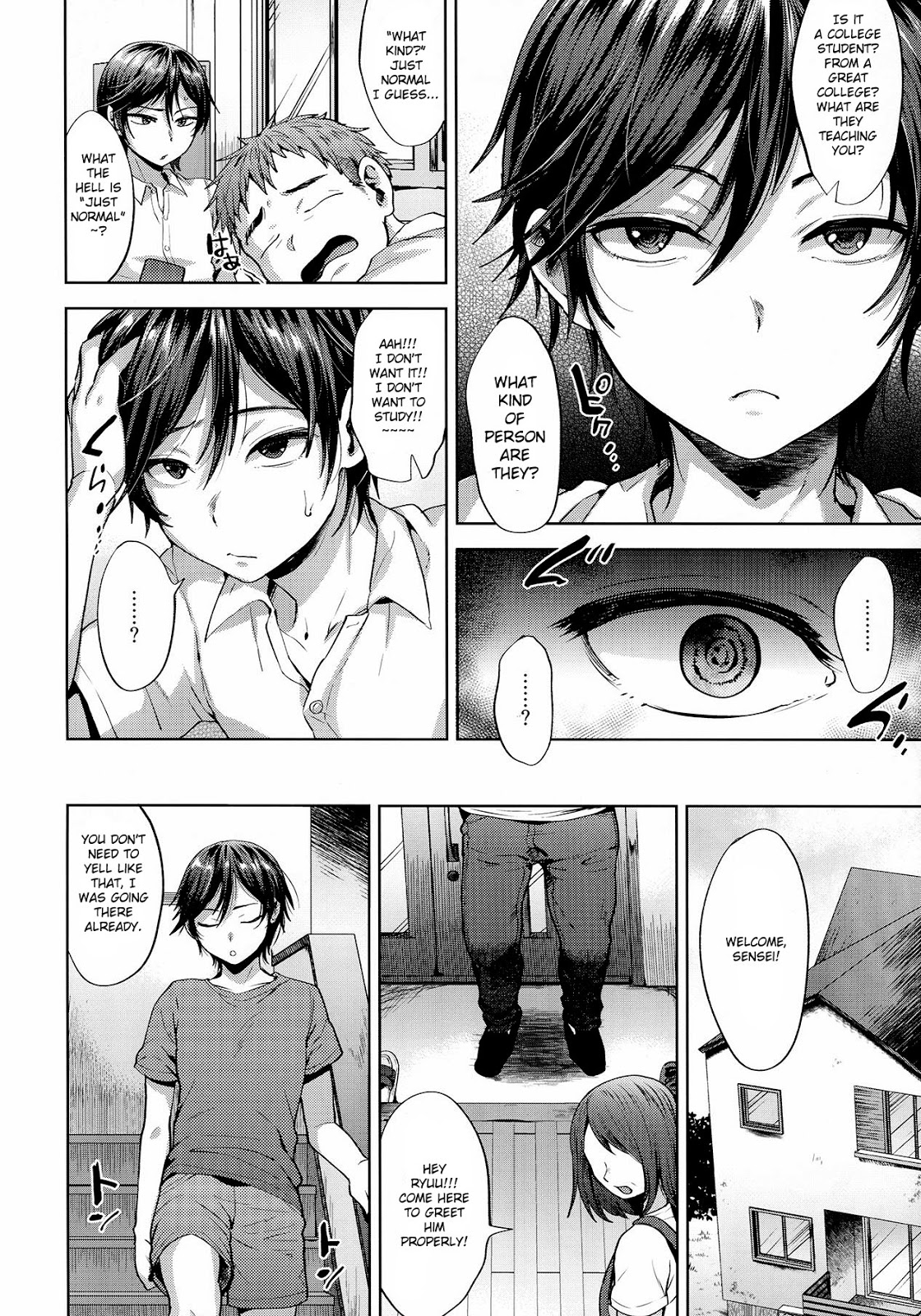 Kyou wa Kateikyoushi ga Kite Kyousei Mesuochi Saiminnjugyou o Suruhi page 4 full