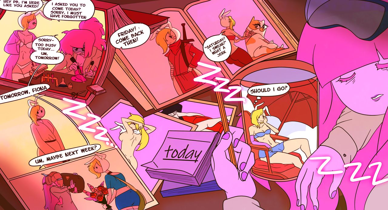 Princess Bubblegum and Fiona page 1 full