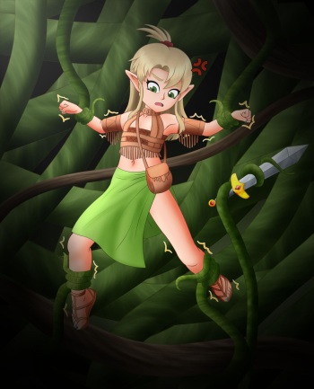 Elaria Caught in Vines cover