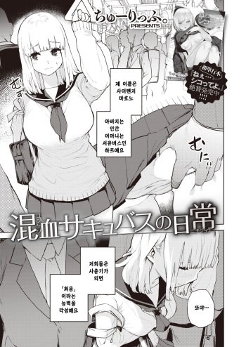 Konketsu Succubus no Nichijou | 혼혈 서큐버스의 일상 cover