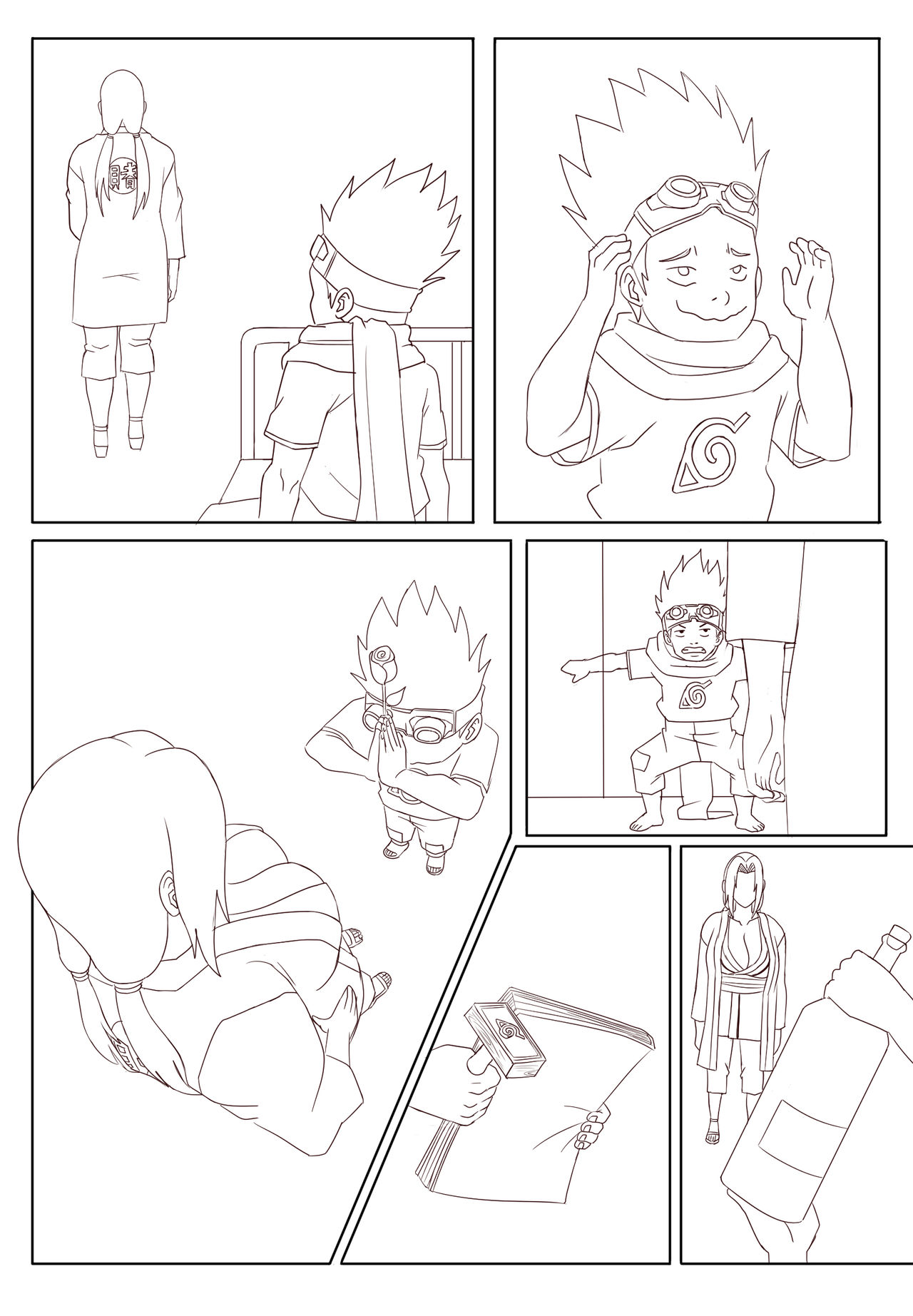 Tsunade and Konohamaru page 8 full