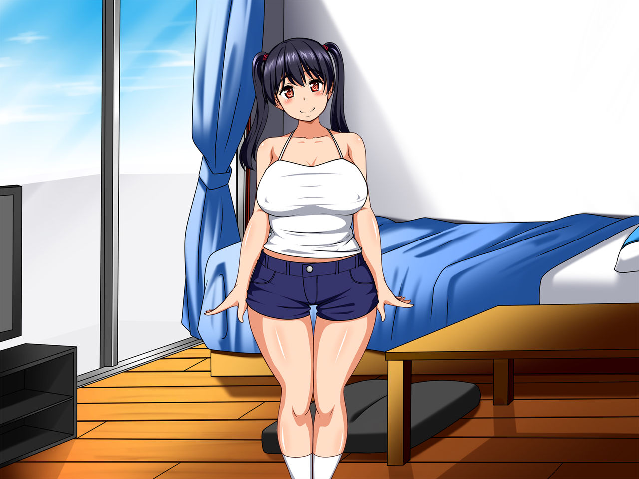 Meikko to H na Natsuyasumi ~Tomari ni Kita Mei to Sukebe na Asobi o Shichau Hanashi~ page 2 full