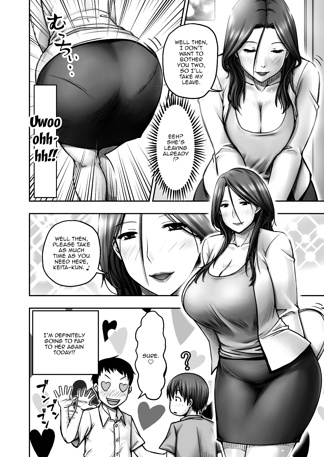 Akogare no Tomodachi no Okaa-san ni Itazura Shitara Gyaku ni Oishiku Taberareta | I Tried Playing a Prank On My Friend's Mom And Ended Up Being The One Pursued page 5 full