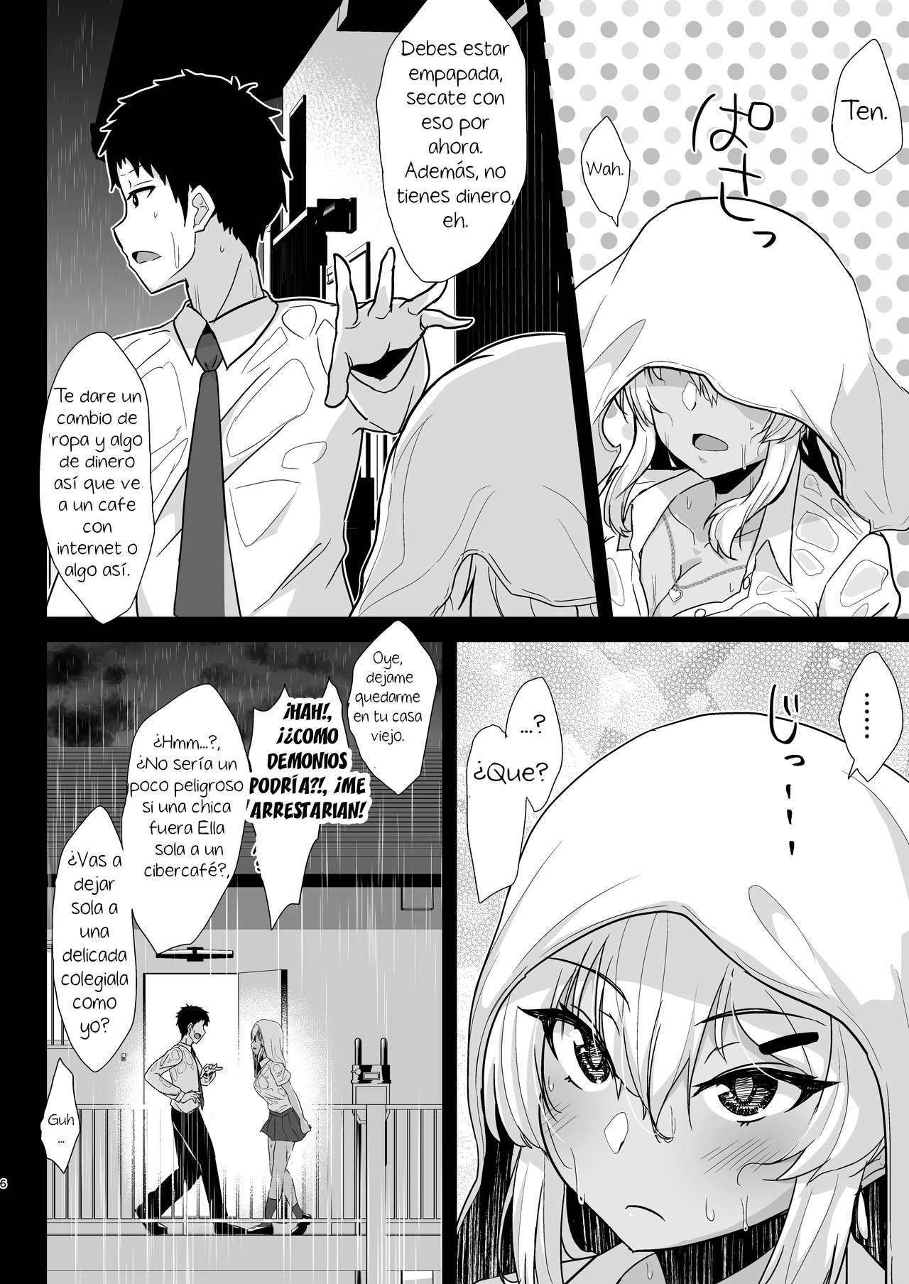 Kuro Gal JK o Tasuketara Doutei o Ubawarete Kayoizuma ni Natta Hanashi | A Black Gal JK Took My Virginity and Became My Wife Who Lives Apart When I Helped Her Out page 5 full